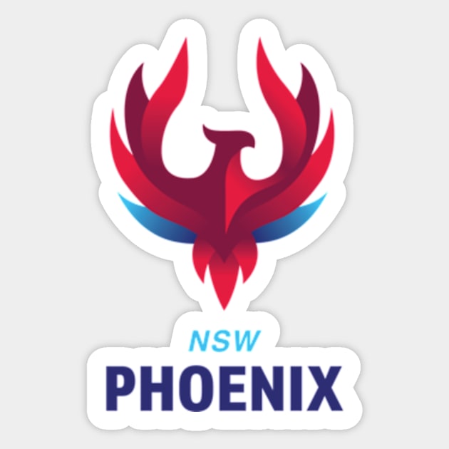 NSW Phoenix Sticker by zachbrayan